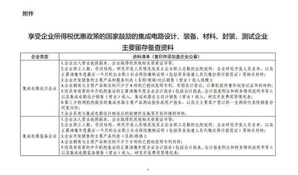 兆亿微波:这些芯片半导体企业可免征企业所得税了,看看有您吗? 兆亿微波:这些芯片半导体企业可免征企业所得税了,看看有您吗?