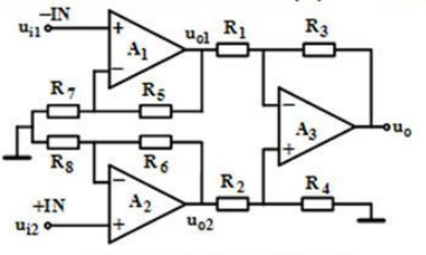 仪表放大器放大倍数怎么算