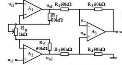 仪表放大器放大倍数怎么算