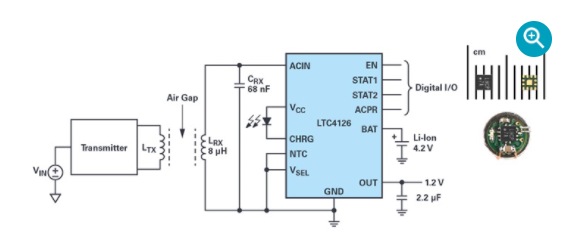 可穿戴设备的无线锂离子充电器解决方案包括集成式降压DC-DC转换器