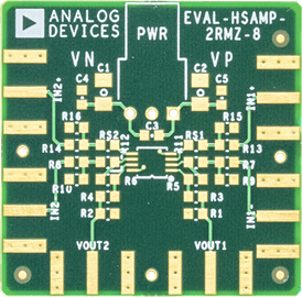 EVAL-HSAMP-2通用型双通道高速放大器评估板 EVAL-HSAMP-2通用型双通道高速放大器评估板