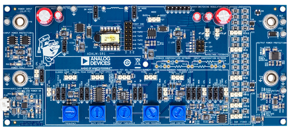  ADALM-SR1开发板用于多个开关稳压器练习的配套模块