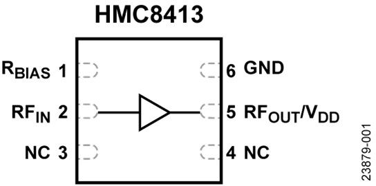 现货出售：HMC8413低噪声放大器0.01 GHz至9 GHz