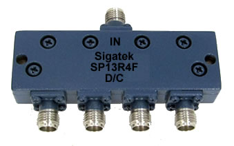 SP13R4F电阻功率分配器4路DC-40 Ghz 2.92mm