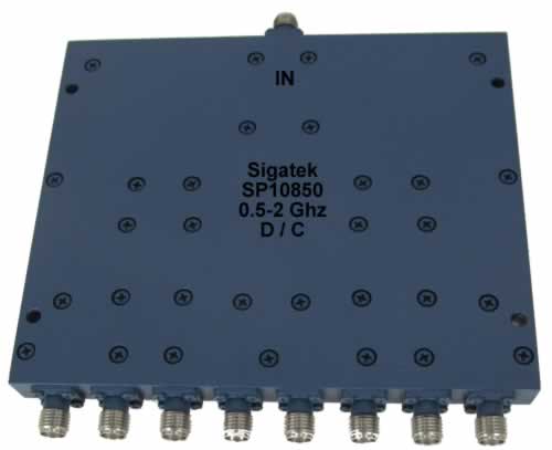SP10850功率分配器8路0.5-2.0 Ghz SP10850功率分配器8路0.5-2.0 Ghz