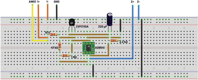 ADALM2000实验：有源整流器