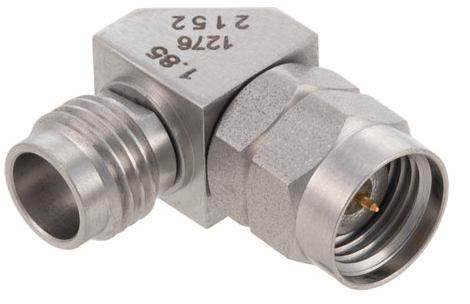 1.85mm阳螺纹至1.85mm阴螺纹直角适配器