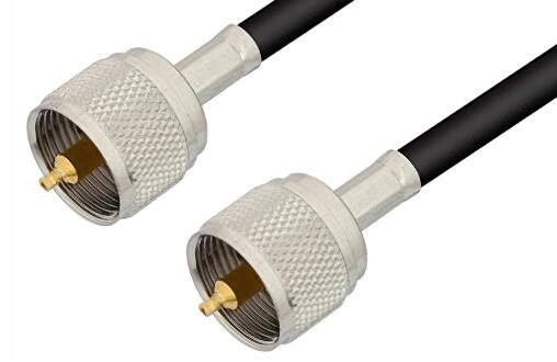 PE3015使用RG58同轴的UHF外螺纹到UHF内螺纹电缆