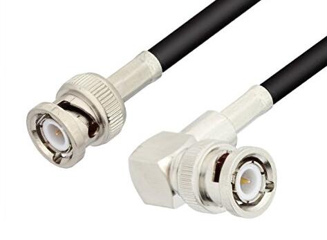 PE3020使用RG58同轴的BNC公到BNC公直角电缆