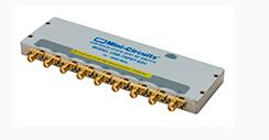 USB-1SP8T-63H吸收式SP8T，固态开关，10 MHz-6 GHz，50Ω