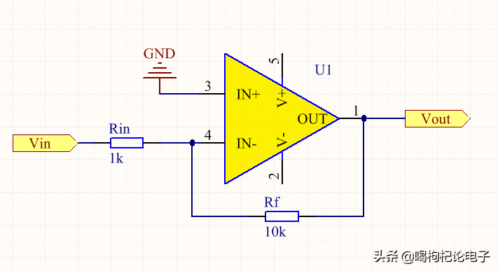 详解反相放大器的计算公式