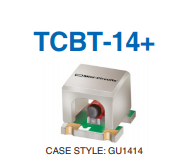TCBT-14+ 低插入损耗，典型值0.5 dB