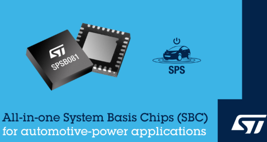 意法半导体车规电源管理 IC 集成CAN FD 和 LIN收发器