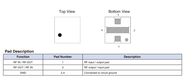 RCAT-07+固定衰减器功能电路原理以及引脚图