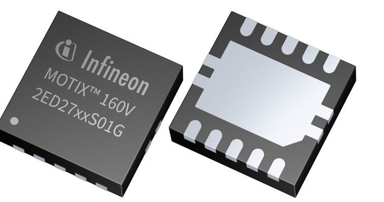 英飞凌推出适用于电池供电应用的160 V双通道栅极驱动器IC
