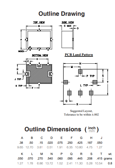 SYM-63LH+双平衡混频器功能应用以及引脚图