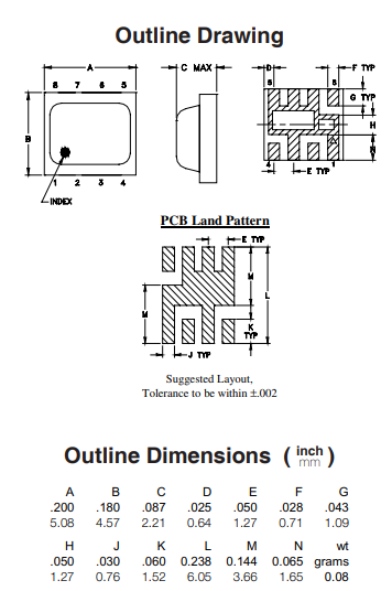 SIM-43+双平衡混频器的特性及引脚图