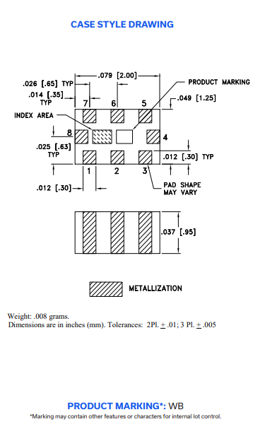 LFCG-700+低通滤波器的功能特性及引脚图