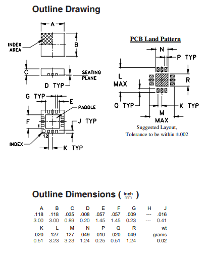 XHF-392+滤波器的功能特性及引脚图