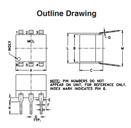 T1-1T-X65+射频变压器的功能特性、引脚图及代替型号