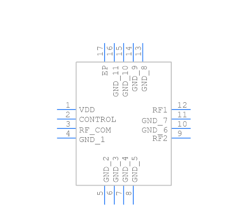 VSWA2-63DR+射频开关功能特性、引脚图及代替型号