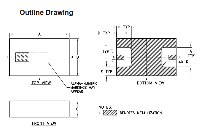BFCG-1902+带通滤波器的功能特征及引脚图