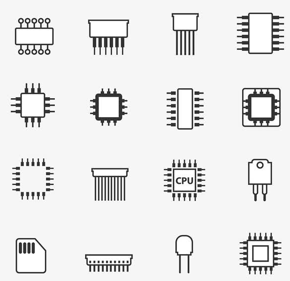电子元器件图标都有哪些？（多图）