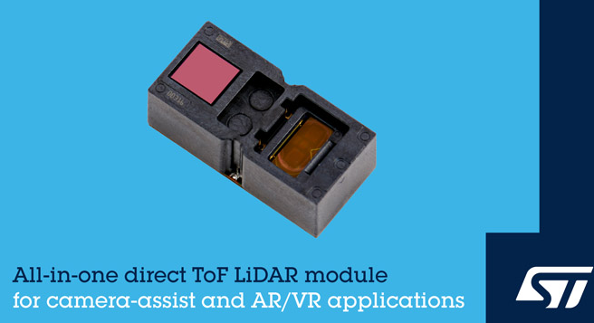意法半导体扩大3D深度感知布局，推出新一代时间飞行传感器