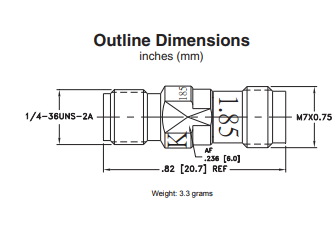 185F-KF+同轴适配器的概述及特点