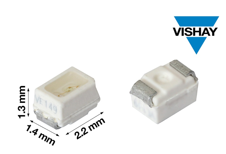 Vishay推出MiniLED封装高亮度小型蓝色和纯绿色LED
