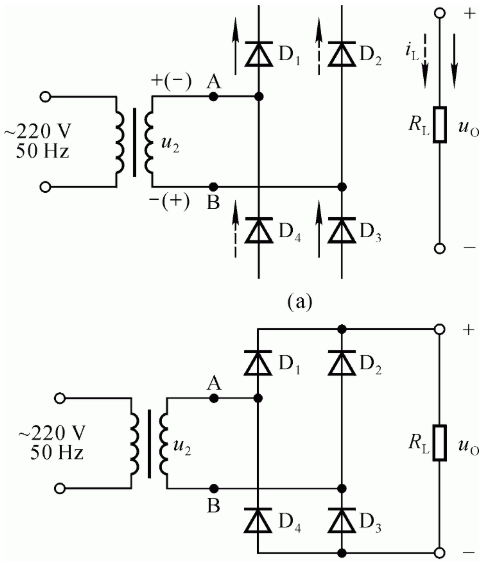 半波,全波和桥式整流电路的区别