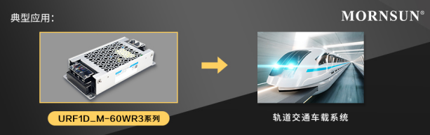 金升阳推出内置EMC电路的机壳式DC/DC铁路电源——URF1D_M-60WR3系列