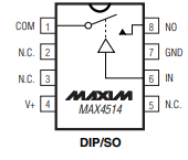 亚德诺MAX4514EUK+T模拟开关中文资料