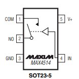 亚德诺MAX4514EUK+T模拟开关中文资料