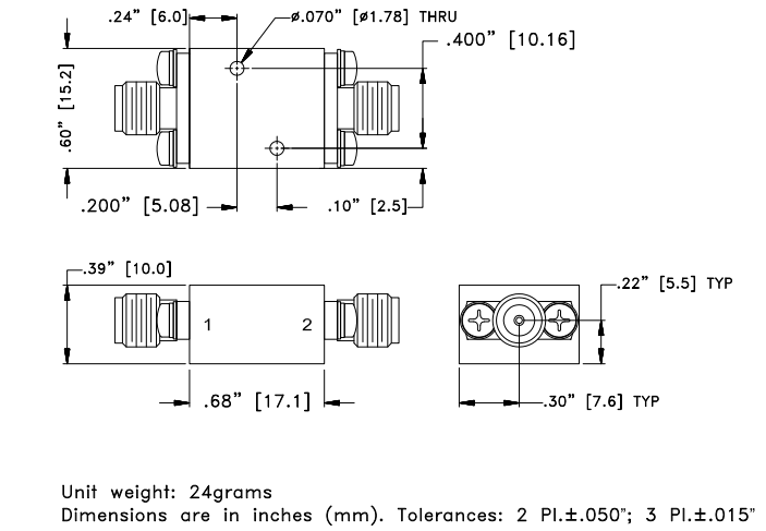 【MINI】ZHFW-K5500+高通滤波器中文资料 【MINI】ZHFW-K5500+高通滤波器中文资料