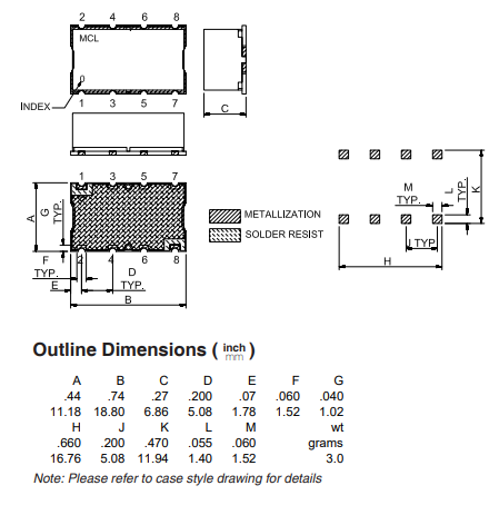 【MINI】SXHP-76+高通滤波器中文资料