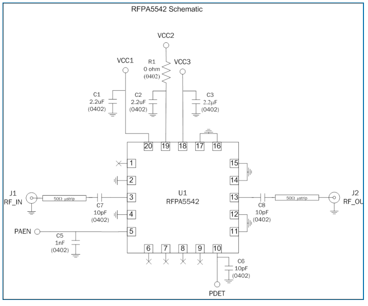 【Qorvo】RFPA5542功率放大器的中文资料 【Qorvo】RFPA5542功率放大器的中文资料