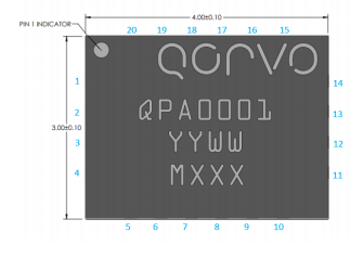 【Qorvo】QPA0001放大器中文资料 【Qorvo】QPA0001放大器中文资料