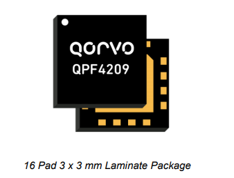 【Qorvo】QPF4209TR13集成前端模块的中文资料 【Qorvo】QPF4209TR13集成前端模块的中文资料