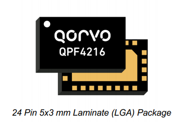 【Qorvo】QPF4216SR集成前端模块（FEM）的中文资料