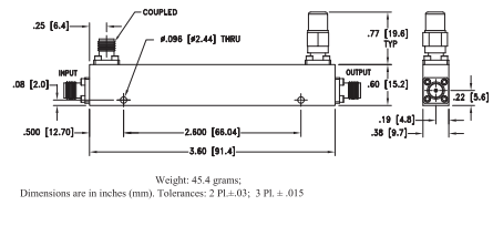 【MINI】ZUDC20-5R23-S+定向耦合器的中文资料