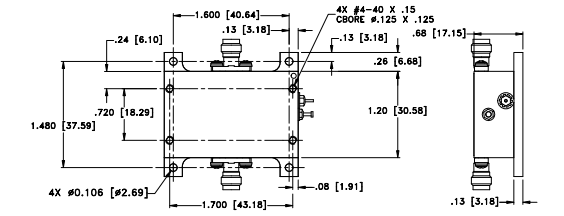 【MINI】ZVA-02653G+同轴超宽带放大器的中文资料