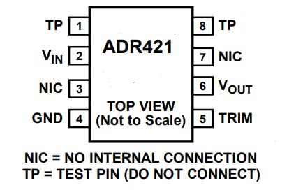 【ADI(亚德诺)】ADR421ARZ-REEL7基准电压源的中文资料