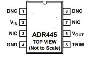 【ADI(亚德诺)】ADR445ARMZ基准电压源的中文资料