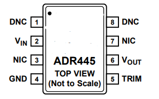 【ADI(亚德诺)】ADR445ARMZ基准电压源的中文资料