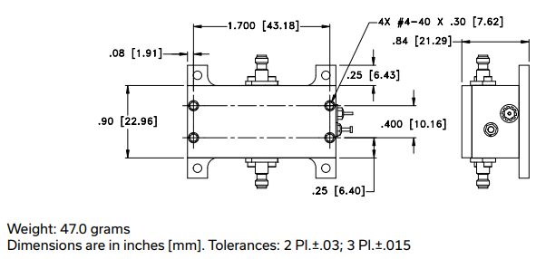 【MINI】ZVA-50953X+增益放大器的中文资料