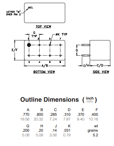 【MINI】SBL-1+双平衡混频器的中文资料