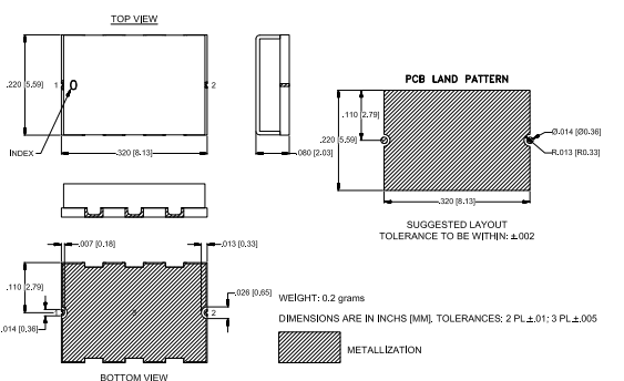 【MINI】ALF-6000+表面贴装薄膜滤波器的中文资料