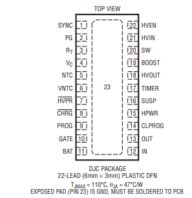 【亚德诺】LTC4090EDJC#PBF电源管理器的中文资料