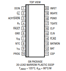 【亚德诺】LTC4008EGN#PBF电池充电器的中文资料